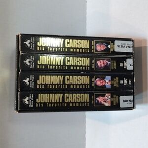 Buena Vista The Johnny Carson Collection VHS Box Set of 4 Tapes
